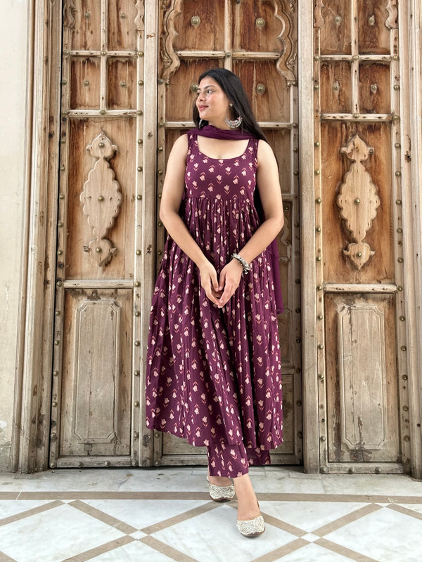 Fairy Wine Gher Suit Set - Jonaya