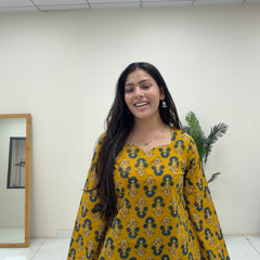 Yellow haze short Kurti Jonaya