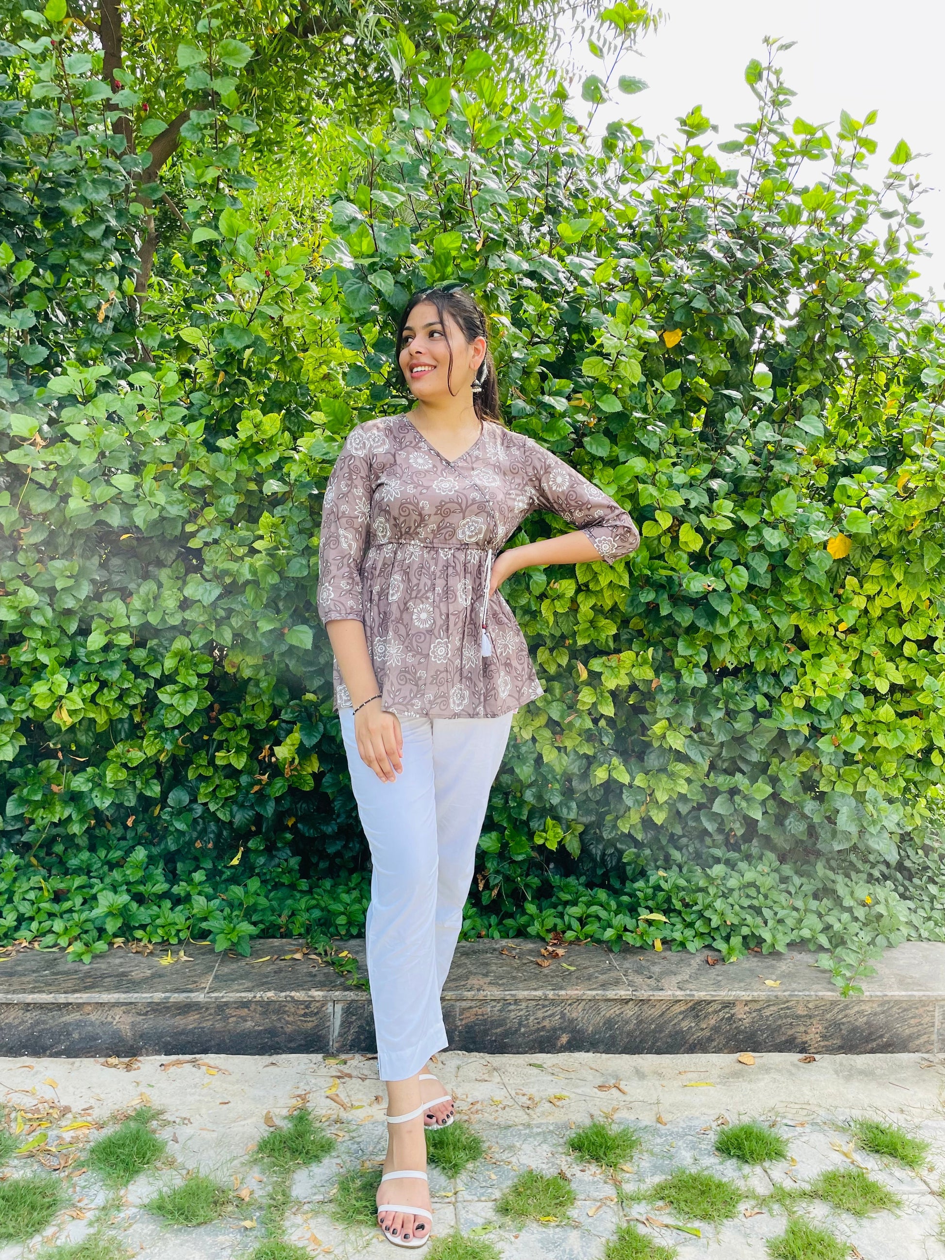 Comfortable cotton Angrakha Kurti