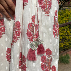 Pink blossom Angrakha suit set - Jonaya