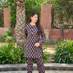 Cola black Co-ord set - Jonaya