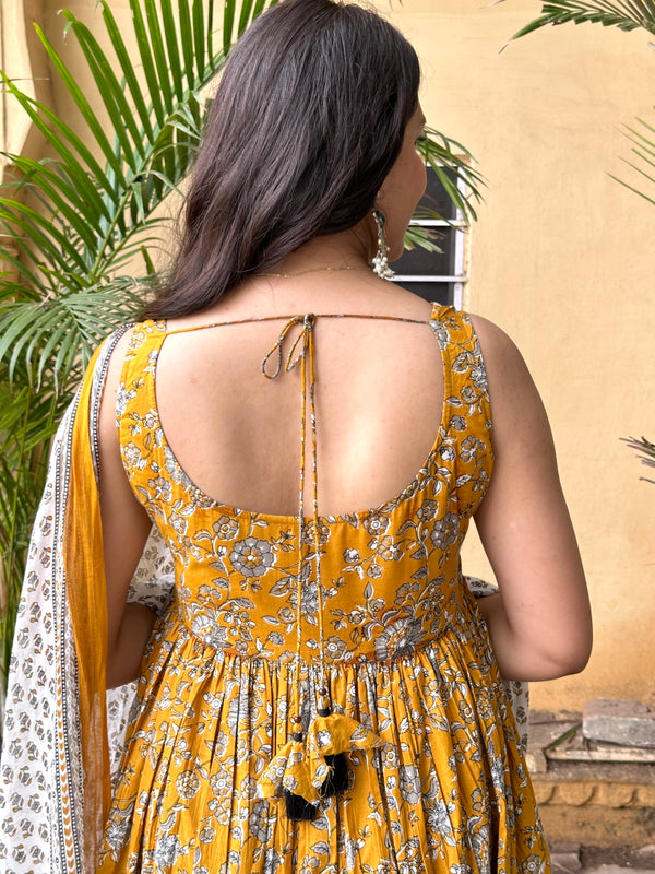 Mustard Gher Suit Set - Jonaya