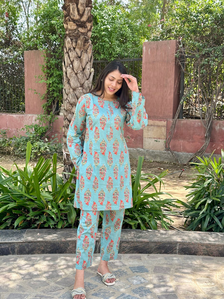 Glowing Green co-ord set - Jonaya