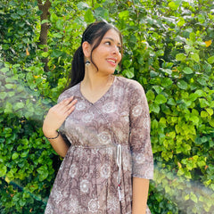 Cotton Angrakha Kurti by Jonaya in stylish design