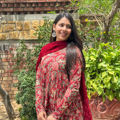 Joyfull Red suit set - Jonaya