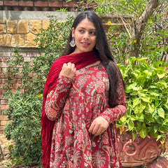 Joyfull Red suit set - Jonaya