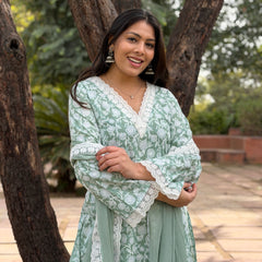 Matcha Ice pakistani style suit set Jonaya