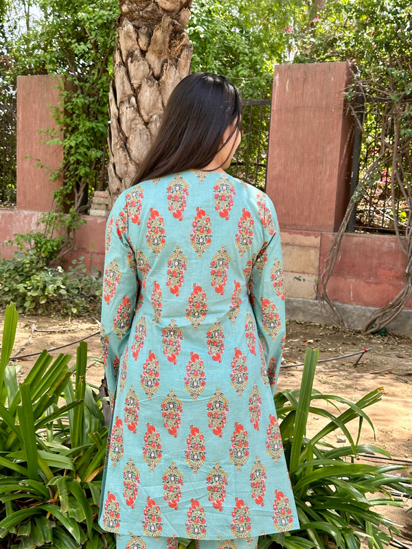 Glowing Green Co-ord Set - Jonaya