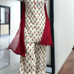 Pearl marigold Farshi set Jonaya