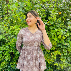 Angrakha Kurti by Jonaya with unique overlapping design