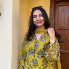 Spring Green black Farshi set