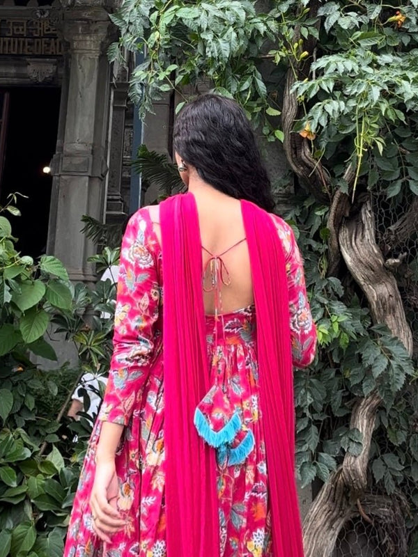 Dreamy Pink Flair Suit Set - Jonaya