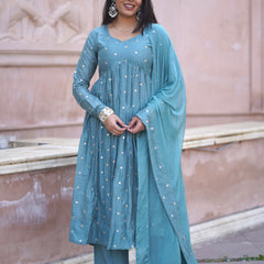 Pista Mirror Festive Flare suit set Jonaya