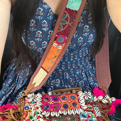 Motif Print Indigo Dress Jonaya