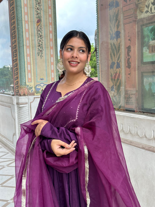 Luxury Purple Suit Set - Jonaya