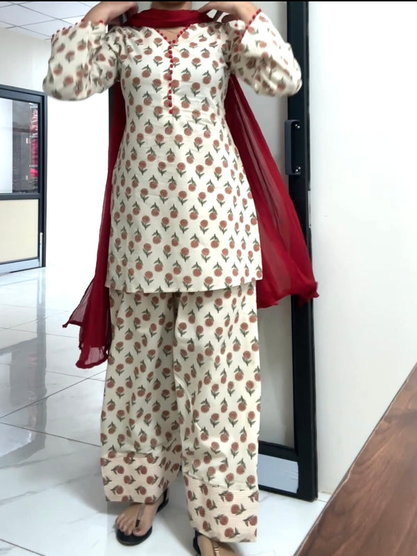 Pearl marigold Farshi set Jonaya