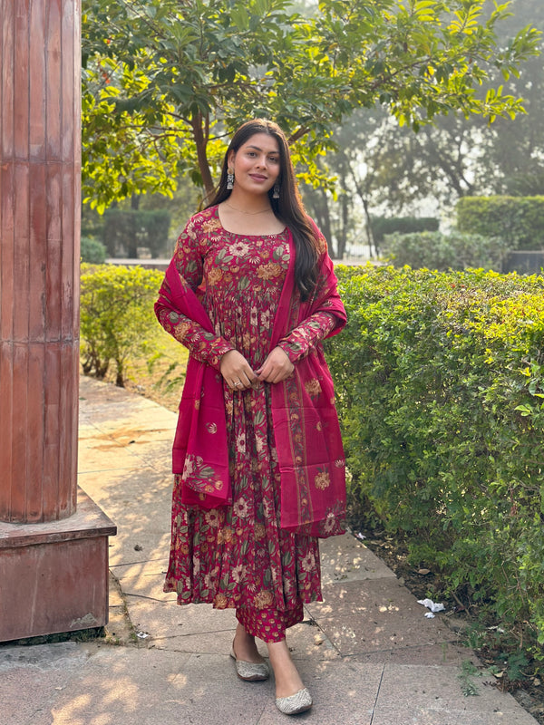 Summer Pink Flare Suit Set - Jonaya