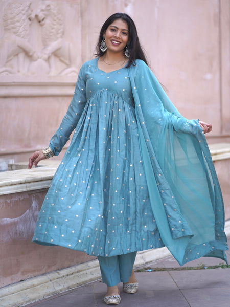 Pista Mirror Festive Flare suit set Jonaya