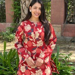 Gorgeous Red co-ord set - Jonaya