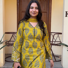 Spring Green black Farshi set