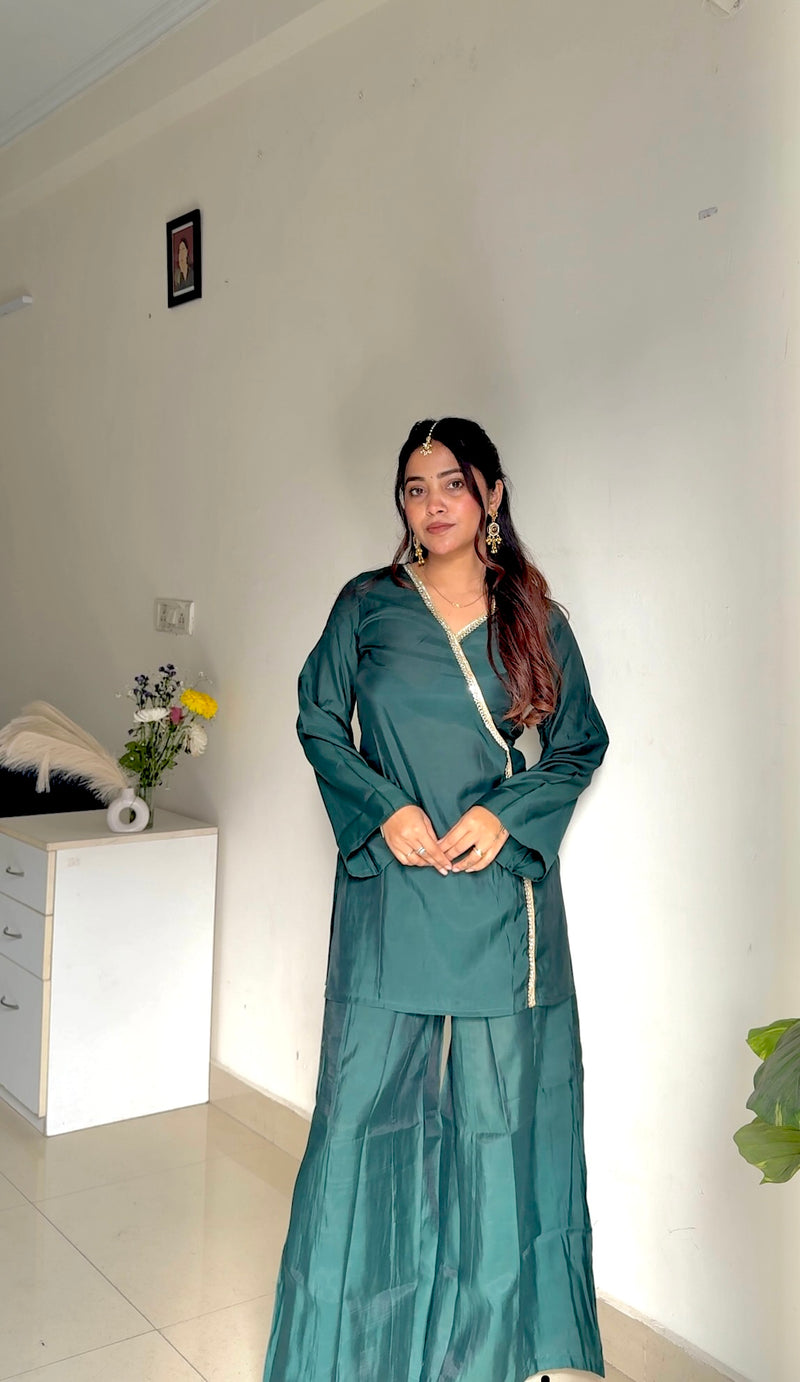 Perfect mehndi indo western coord set Jonaya