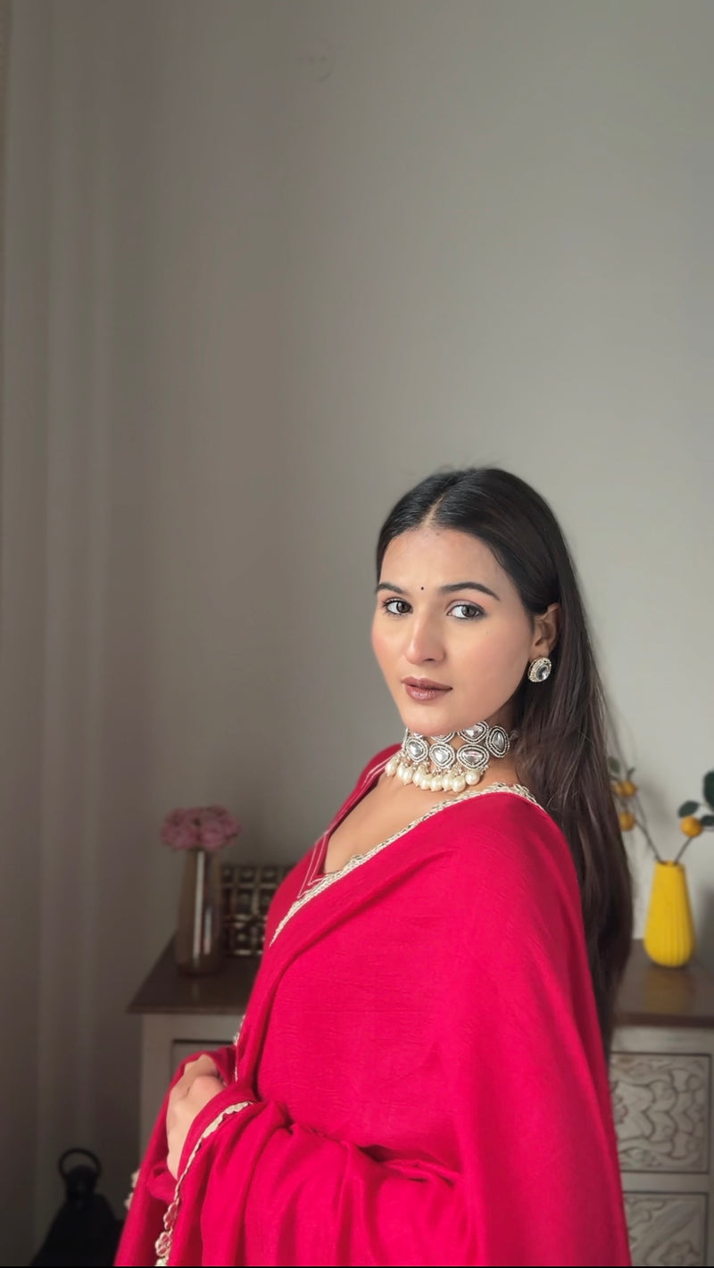 Rose blooming heavy Anarakali Jonaya