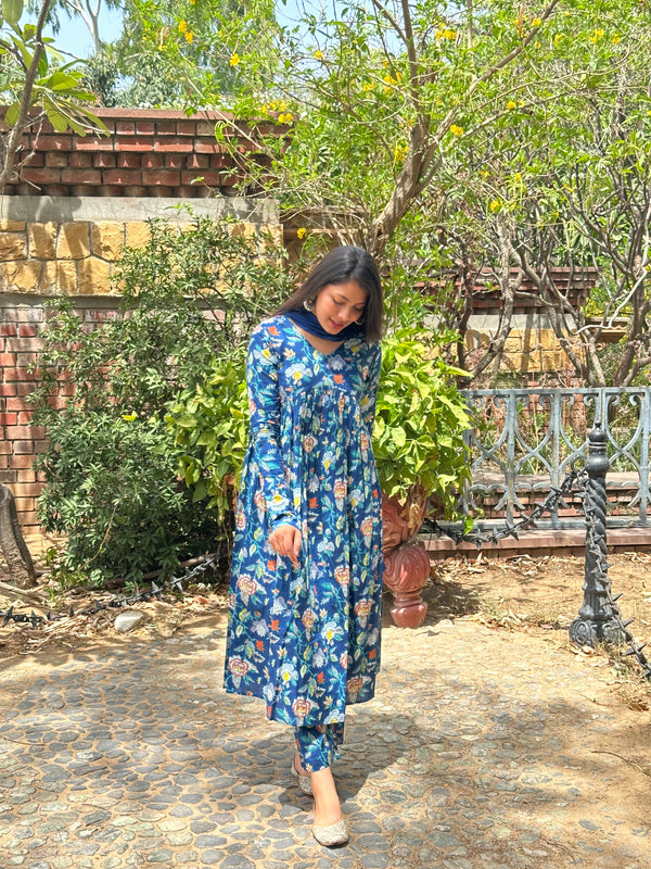 Summer Indigo Suit Set - Jonaya