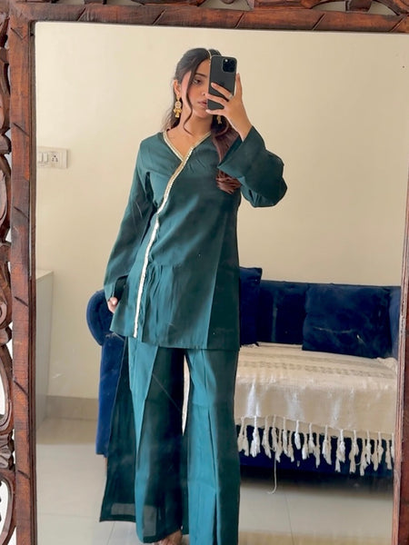 Perfect mehndi indo western coord set Jonaya