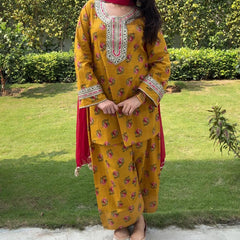 Pista Ladoo Farshi salwaar set Jonaya