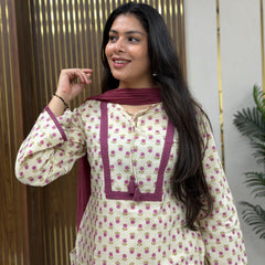 Jaamun dori Farshi salwar set Jonaya