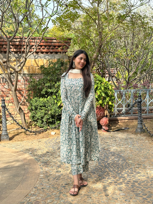 Ocean Green Gher Suit Set - Jonaya