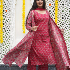 Pretty Pink Anarkali Shrug Set Jonaya