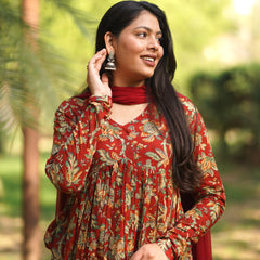 Red Garden Alia Cut Suit Set Jonaya