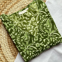 Kaccha mango cut sleeves Peplum top - Jonaya