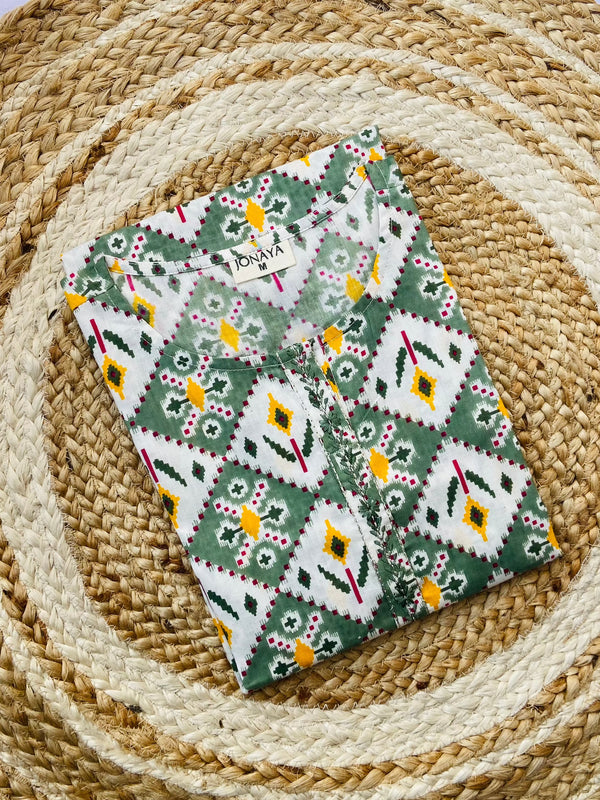 Embroidery Short Kurti - Jonaya