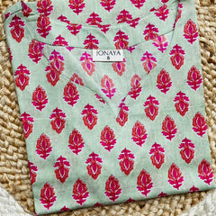 Cotton Short Kurti by Jonaya in trendy design