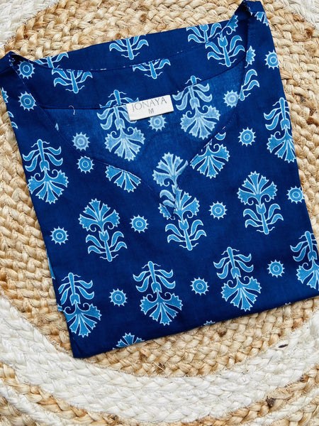 Cotton Short Kurti by Jonaya in trendy design