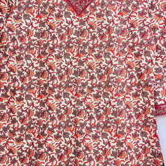 Elegant Long Rozana Kurti in Cotton