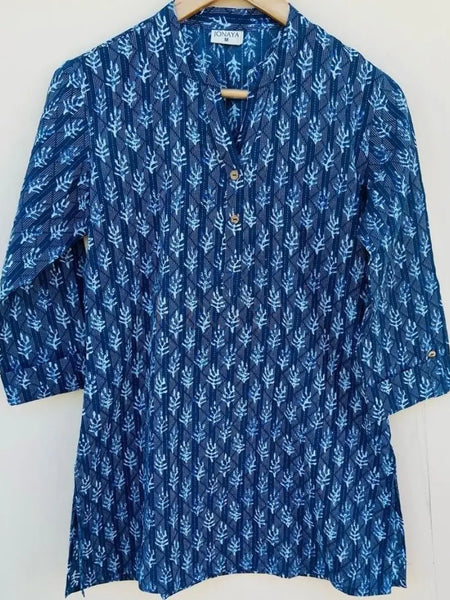Kantha Short Kurti by Jonaya