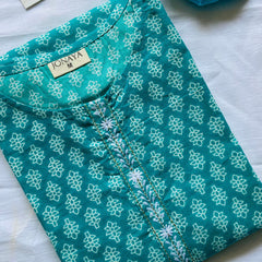 Embroidery Short Kurti by Jonaya