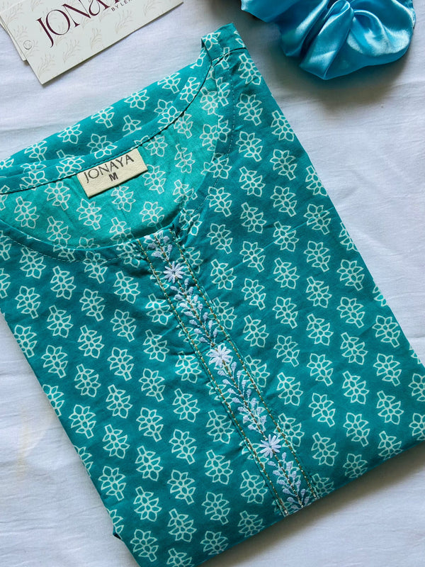 Embroidery Short Kurti - Jonaya