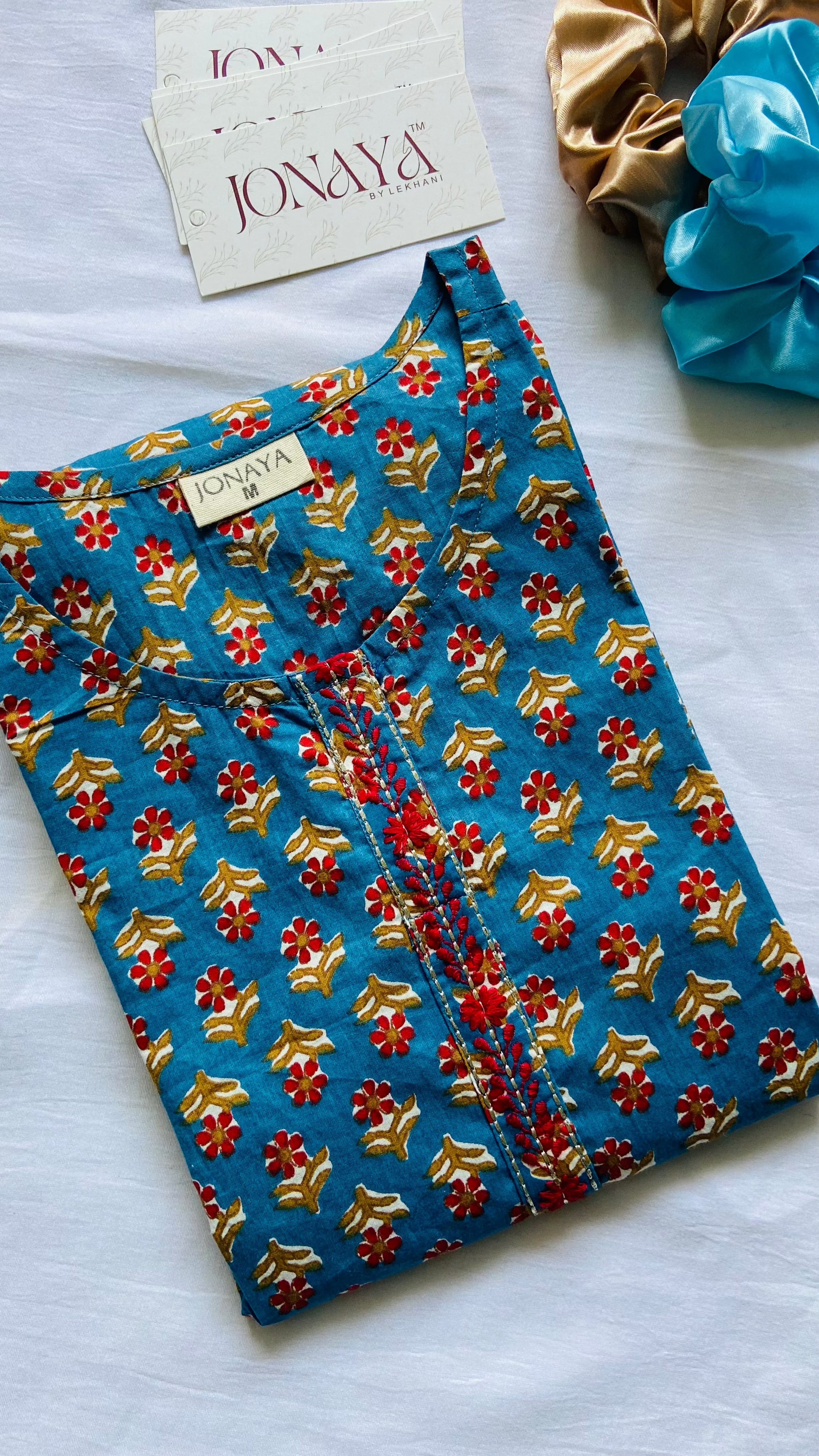 Embroidery Short Kurti by Jonaya