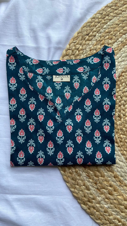 Comfortable cotton short kurti for women