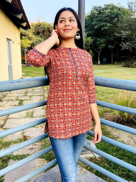 Trendy Short Kurti for Casual Wear
