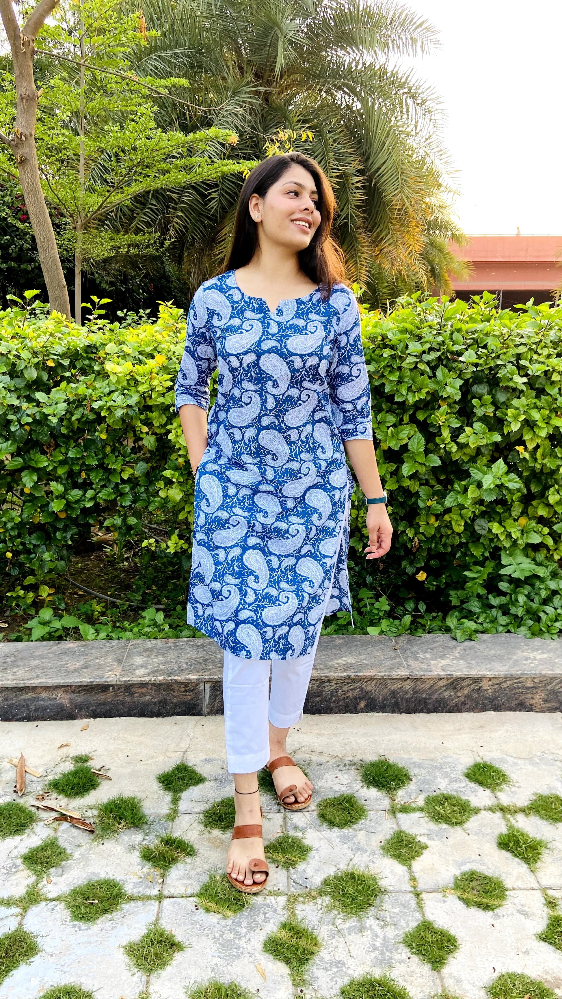Elegant Long Rozana Kurti for Women