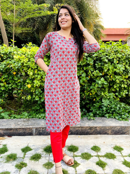 Elegant Long Rozana Kurti for Women
