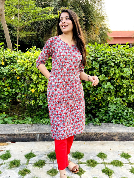 Comfortable Long Rozana Kurti for Daily Wear